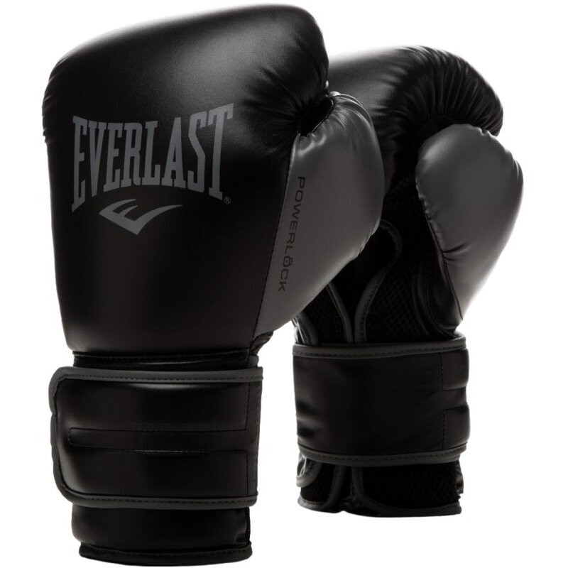 Gants de Boxe Everlast Powerlock Training - Blanc ou Noir - Arts