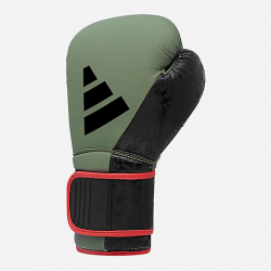Gants de boxe Adidas d'entrainement vert/noir 10 OZ