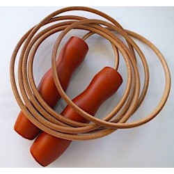 corde à sauter cuir véritable