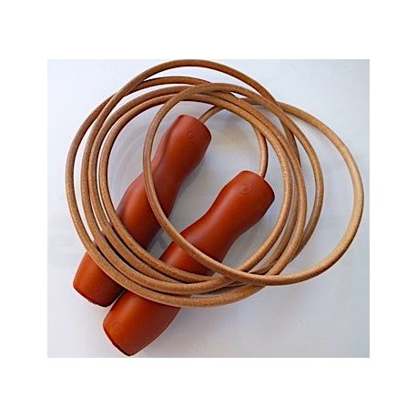 corde à sauter cuir véritable