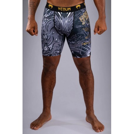 short de compression Venum wolf Atak noir/gris