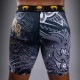 short de compression Venum wolf Atak noir/gris