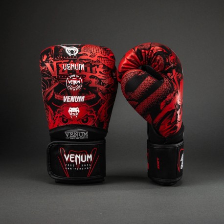 Gants de boxe Venum 20th Anniversary noir/rouge