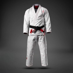 Kimono JJB Venum x Roger Gracie Signature noir/rouge et blanc/rouge